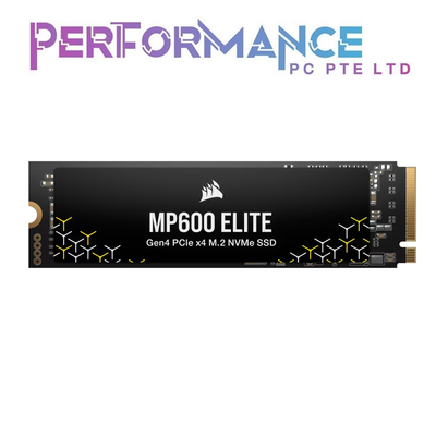 CORSAIR MP600 ELITE 1TB PCIe Gen4 x4 NVMe M.2 SSD (2 YEARS WARRANTY BY CONVERGENT SYSTEMS PTE LTD)