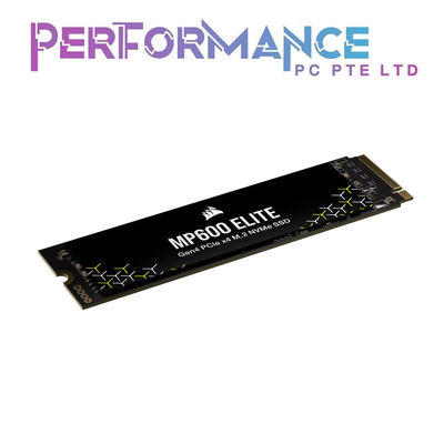 CORSAIR MP600 ELITE 1TB PCIe Gen4 x4 NVMe M.2 SSD (2 YEARS WARRANTY BY CONVERGENT SYSTEMS PTE LTD)
