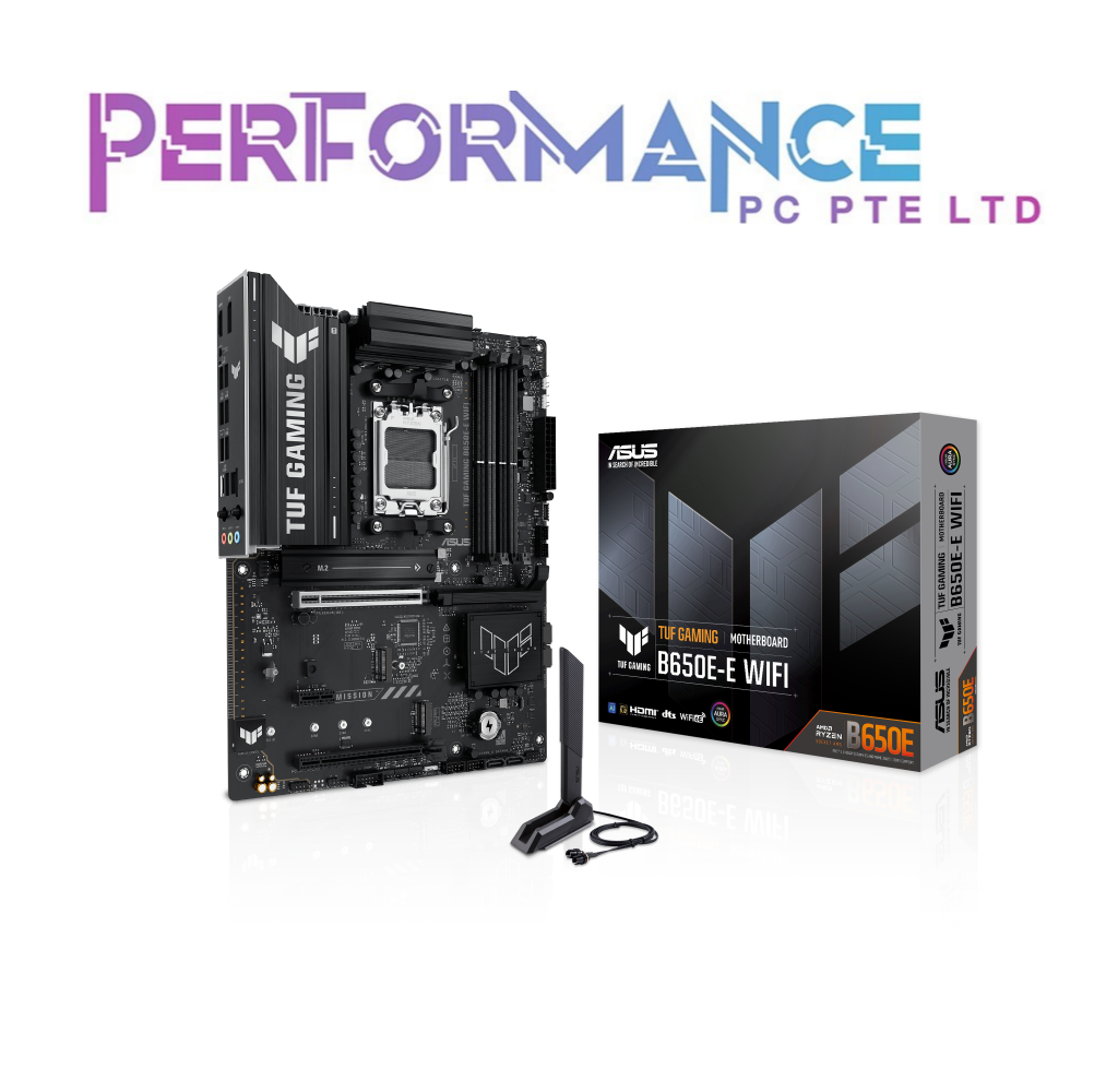 ASUS TUF GAMING B650E-E WIFI AMD B650 DDR5 MOTHERBOARD (3 YEARS WARRANTY BY BAN LEONG TECHNOLOGIES PTE LTD)