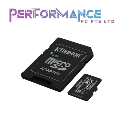 Kingston SDCS3 microSDXC CARD Canvas Select Plus Gen3 100MB/s  64GB /128GB /256GB /512GB /1TB (LIFETIME WARRANTY BY CONVERGENT)