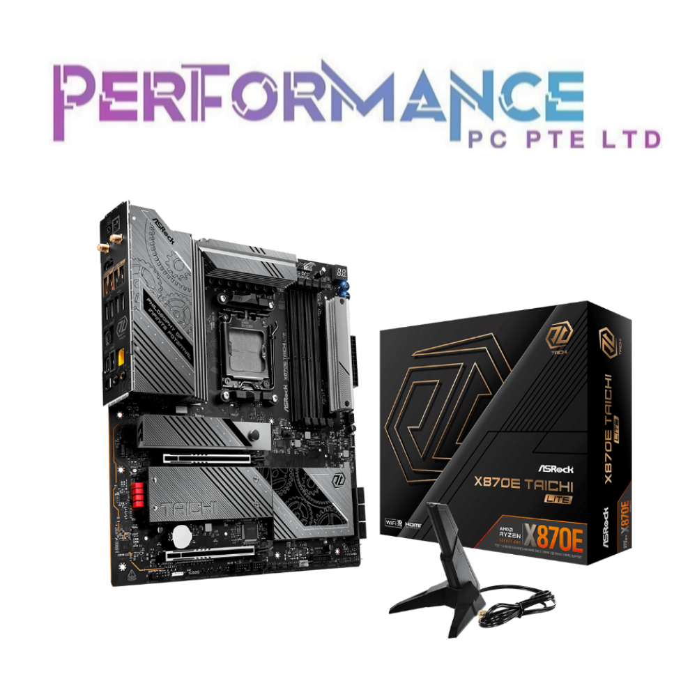 ASROCK X870E X 870E X 870 E TAICHI LITE WIFI7 Gaming Motherboard (3 YEARS WARRANTY BY TECHDYNAMIC)