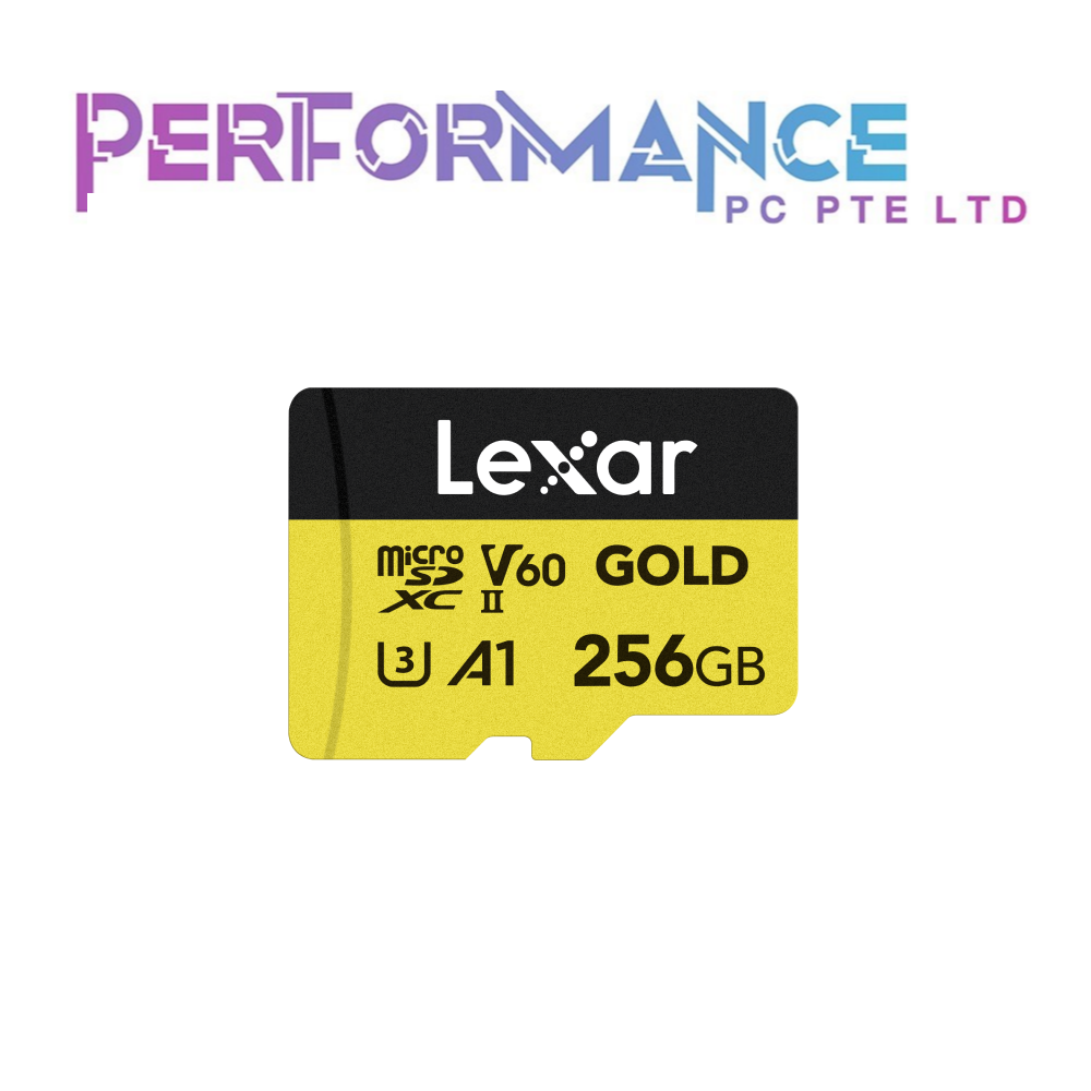 LEXAR PROFESSIONAL GOLD PLUS MICROSDXC UHS-I MICRO SD 128GB/256GB (LIMITED LIFETIME WARRANTY BY TECH DYNAMIC PTE LTD)