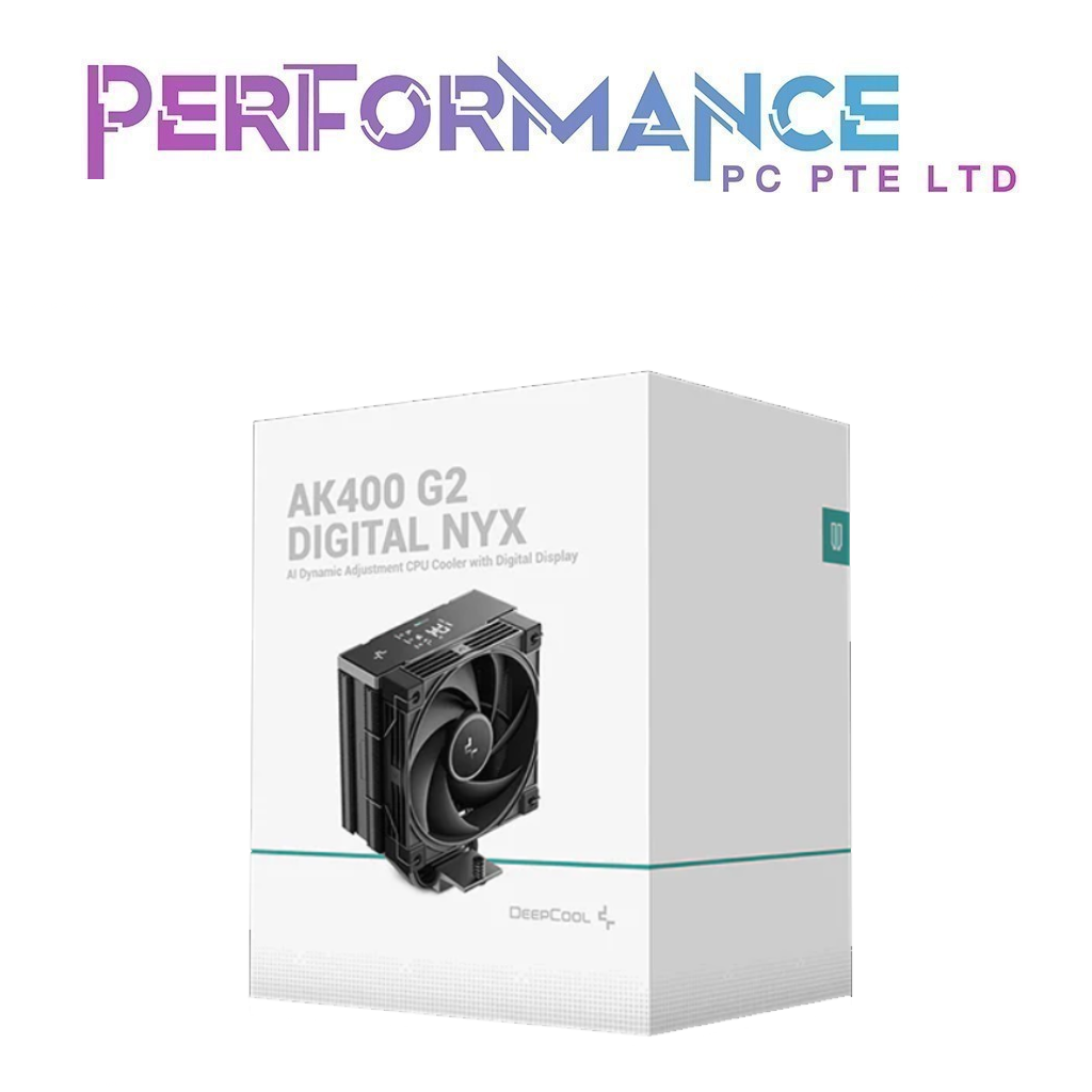 Deepcool AK400 G2 / Deepcool AK400 G2 WHITE / Deepcool AK400 G2 DIGITAL NYX FAN COOLER ( 3 Years Warranty by Tech Dynamic )