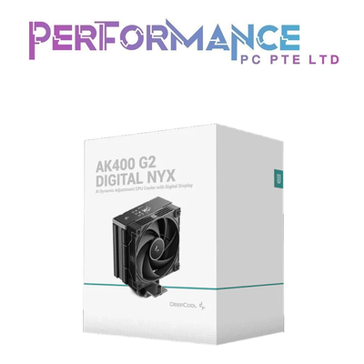 Deepcool AK400 G2 / Deepcool AK400 G2 WHITE / Deepcool AK400 G2 DIGITAL NYX FAN COOLER ( 3 Years Warranty by Tech Dynamic )