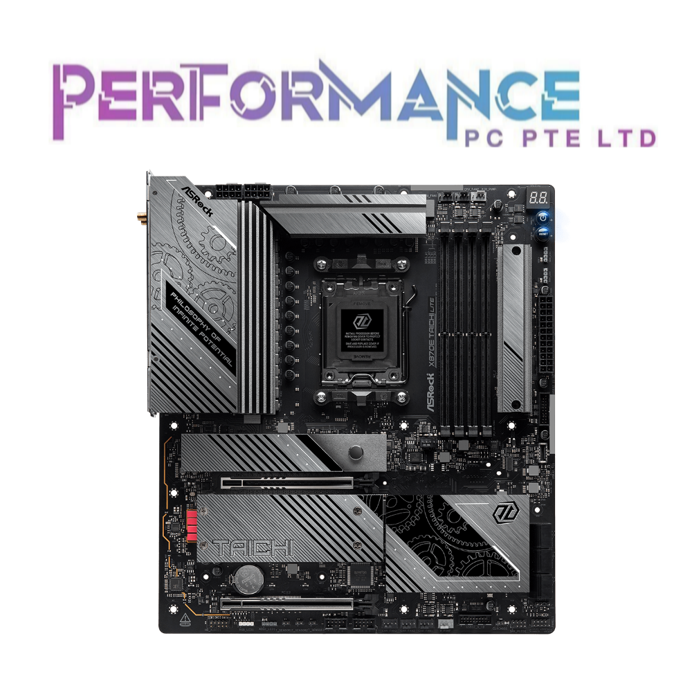 ASROCK X870E X 870E X 870 E TAICHI LITE WIFI7 Gaming Motherboard (3 YEARS WARRANTY BY TECHDYNAMIC)