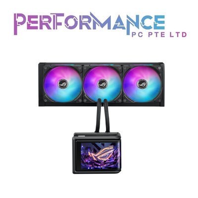 ASUS ROG Ryuo IV SLC 360 ARGB 6.67-inch AMOLED display sliding LCD panel Aura Fan Edge GAMING CPU COOLER ( 6 Years warranty for AIO , 2 Years warranty for LCD )