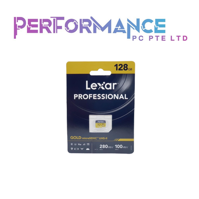 LEXAR PROFESSIONAL GOLD PLUS MICROSDXC UHS-I MICRO SD 128GB/256GB (LIMITED LIFETIME WARRANTY BY TECH DYNAMIC PTE LTD)