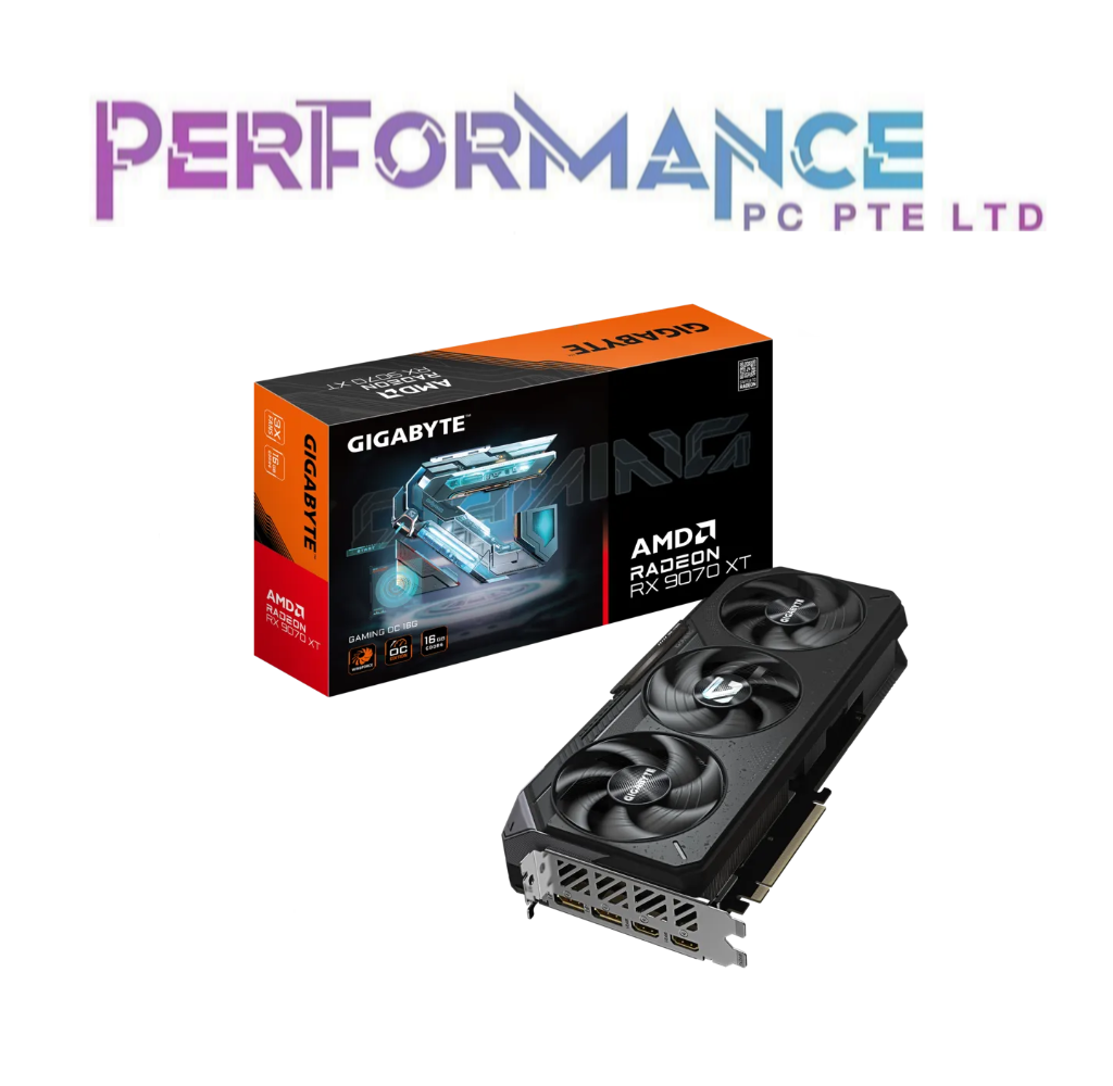 GIGABYTE Radeon™ RX 9070 XT 9070XT GAMING OC 16G (3 YEARS WARRANTY BY CDL TRADING PTE LTD)