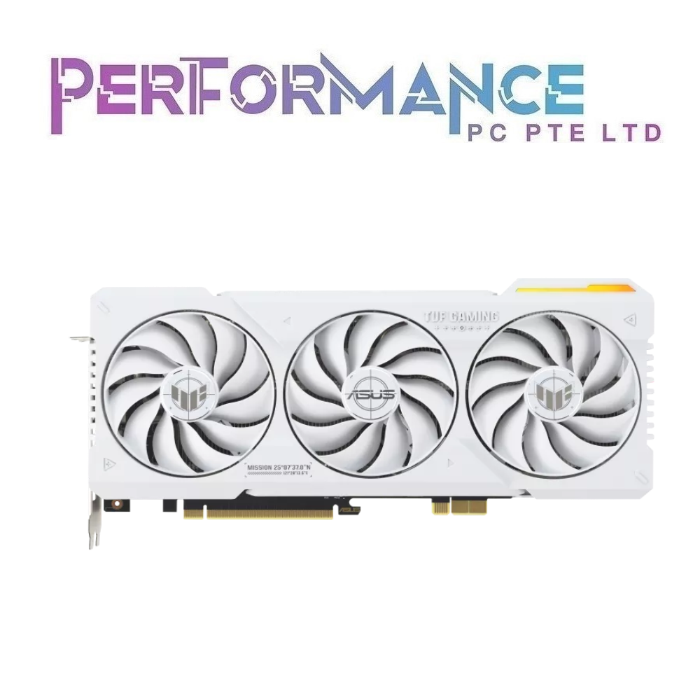 ASUS TUF Gaming GeForce RTX 4070 Ti RTX4070 Ti RTX 4070Ti RTX4070Ti SUPER 16GB GDDR6X OC Edition - Black/White (3 YEARS WARRANTY BY BAN LEONG TECHNOLOGY PTE LTD)