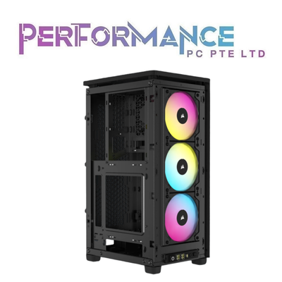 CORSAIR iCUE 2000D RGB AIRFLOW Mini-ITX PC Case - White / Black (2 YEARS WARRANTY BY CONVERGENT SYSTEMS PTE LTD)