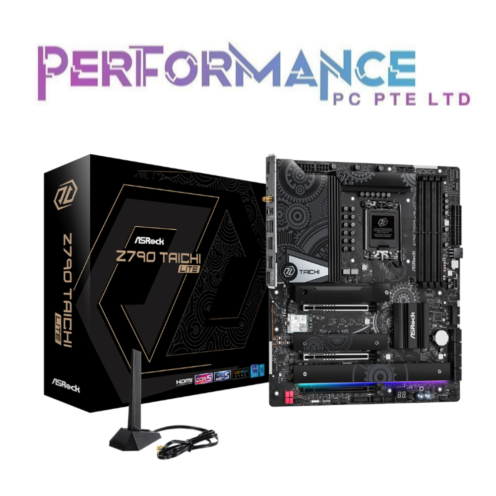 ASRock Z790 Taichi Lite TB4 PCIe 5.0 LGA 1700 DDR5  3 x M.2 Slots ATX Mobo Motherboard (3 YEARS WARRANTY BY TECH DYNAMIC PTE LTD)