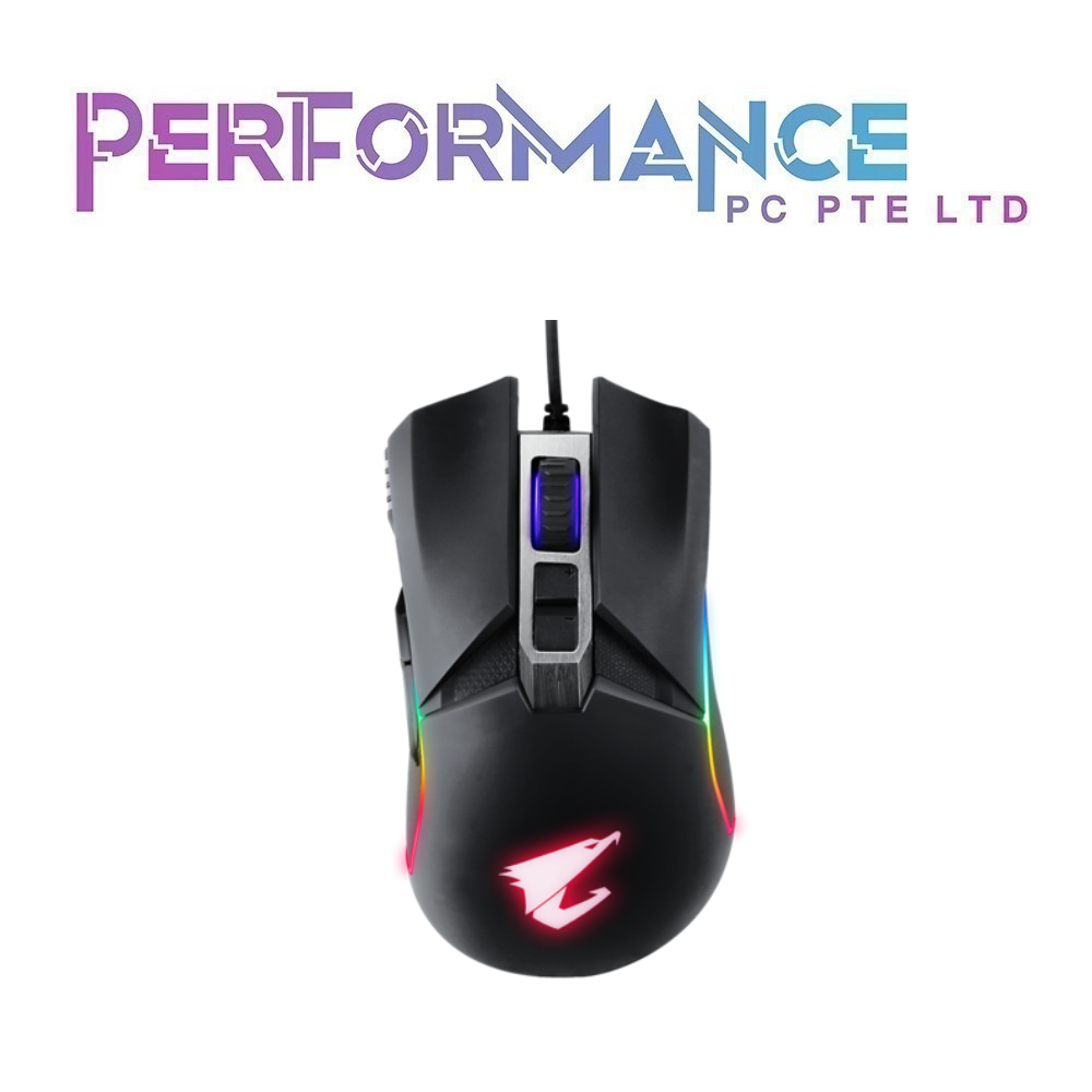 GIGABYTE AORUS M5/AORUS M2 USB 16000/6200 DPI OPTICAL SENSOR GAMING MOUSE RGB FUSION 2.0 (1 YEARS WARRANTY BY CDL TRADING PTE LTD)