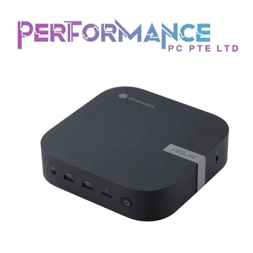 Asus Mini PC CHROMEBOX 5 SC051UN, Intel Celeron 7305 5C/5T, 1.1GHz  / 8GB x 1 / 128G PCIe SSD / Intel WIFI 6E / BT 5.2 / Vesa / WD KB & MSE / Chrome OS / OS update till 2032 FS (3 YEARS WARRANTY BY AVERTEK PTE LTD)
