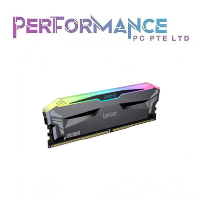 Lexar Ares RGB Black DDR5 6000 CL30 2x16GB (32GB) RAM / Memory Kit (Lifetime Limited Warranty By Tech Dynamic Pte Ltd)