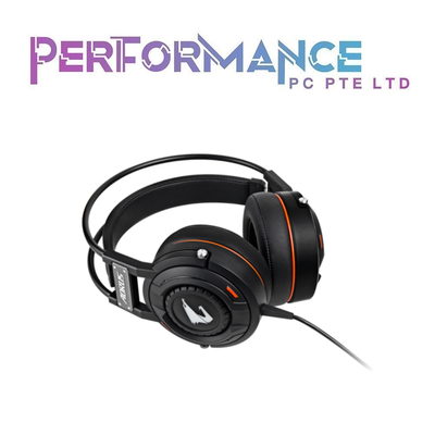 GIGABYTE AORUS H1/H5 USB GAMING STEREO HEADSET with 50mm Beryllium Metal Drivers RGB (1 YEARS WARRANTY BY CDL TRADING PTE LTD)