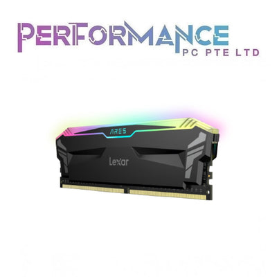 Lexar Ares RGB DDR4-3600CL18 2x8GB (16GB) / 2x16GB (32GB) Black RAM Memory Kit (Lifetime Limited Warranty By Tech Dynamic Pte Ltd)