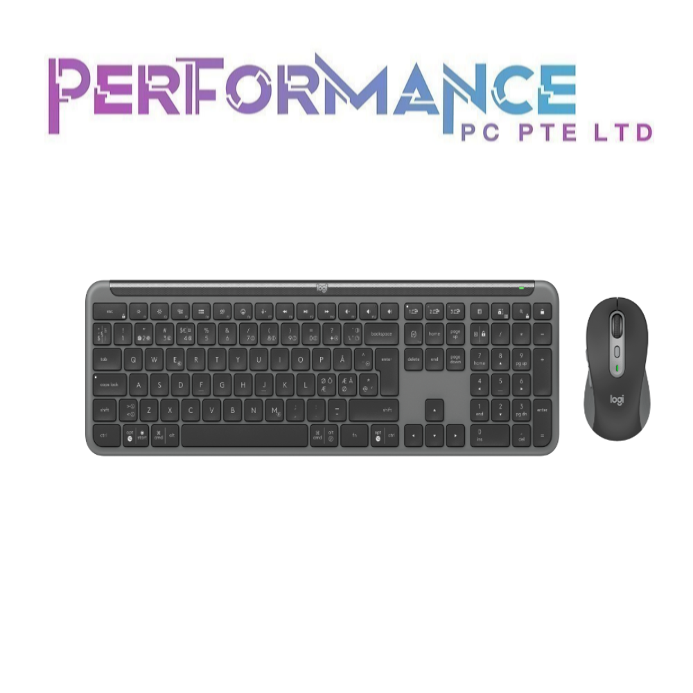 LOGITECH SIGNATURE MK950 SLIM COMBO GRAPHITE / OFF WHITE KEYBOARD (1 YEAR WARRANTY BY BAN LEONG TECHNOLOGY PTE LTD)