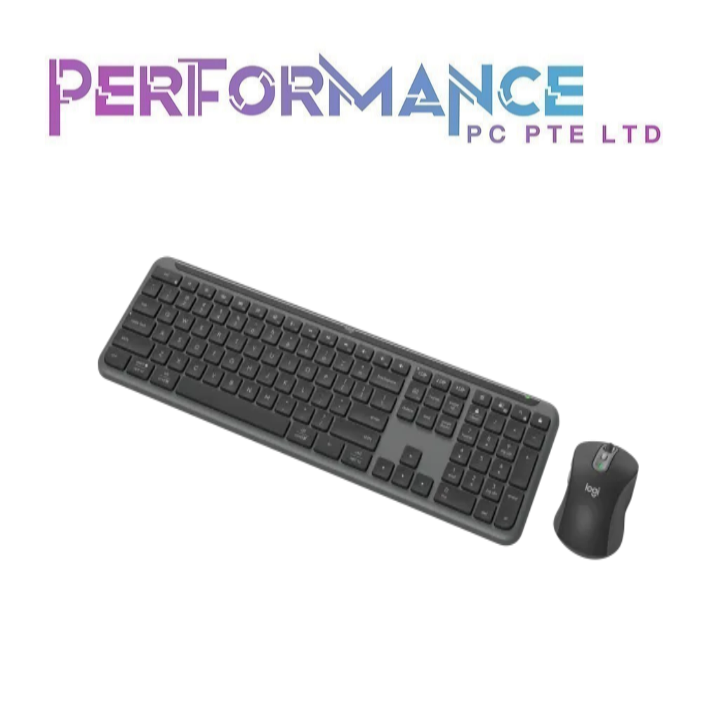 LOGITECH SIGNATURE MK950 SLIM COMBO GRAPHITE / OFF WHITE KEYBOARD (1 YEAR WARRANTY BY BAN LEONG TECHNOLOGY PTE LTD)