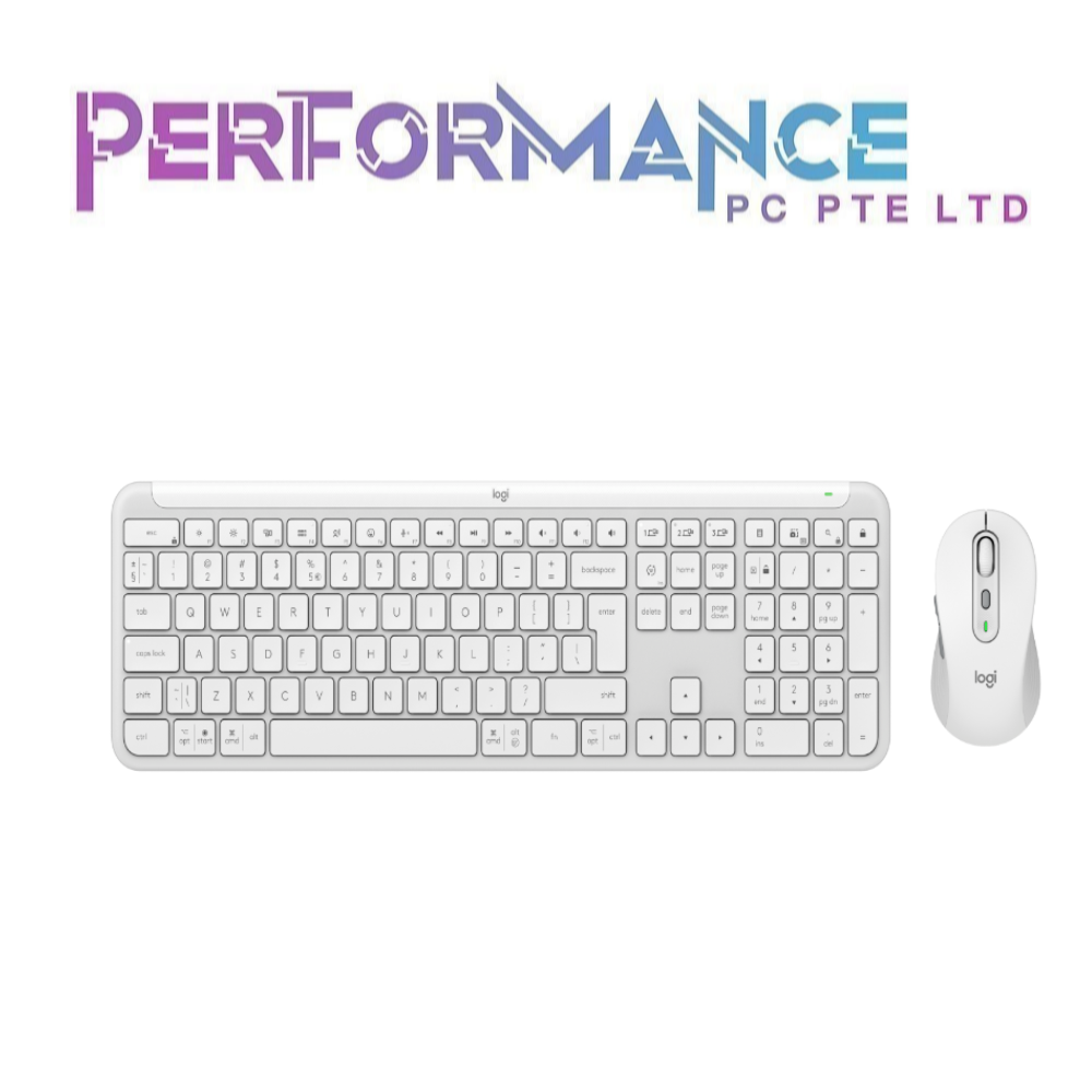 LOGITECH SIGNATURE MK950 SLIM COMBO GRAPHITE / OFF WHITE KEYBOARD (1 YEAR WARRANTY BY BAN LEONG TECHNOLOGY PTE LTD)