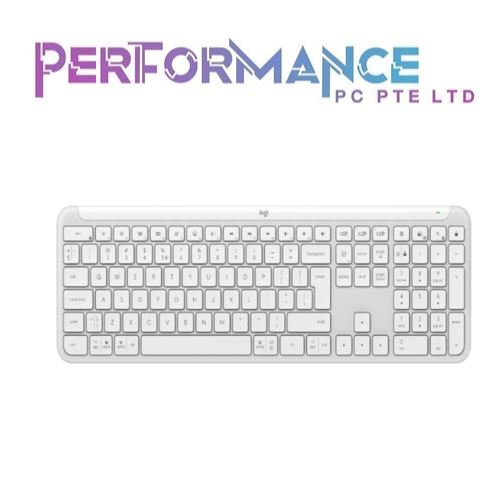 LOGITECH SIGNATURE MK950 SLIM COMBO GRAPHITE / OFF WHITE KEYBOARD (1 YEAR WARRANTY BY BAN LEONG TECHNOLOGY PTE LTD)