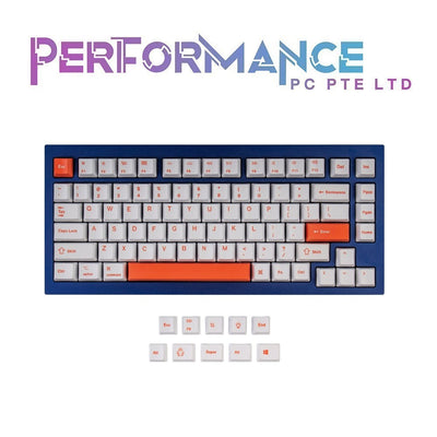 Keychron Keycap Retro/Ocean/Iceberg/Forest/Unicorn/Wheat Grey/Black White/Orange White/Beach Dye-Sub PBT OEM Profile for Q1,Q2,K2 (1 YEAR WARRANTY BY TECH DYNAMIC PTE LTD)