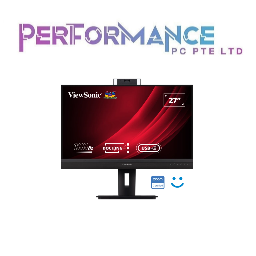 VIEWSONIC VG2757V-2K 27” QHD 100Hz VIDEO CONFERENCING DOCKING MONITOR (3 YEARS WARRANTY BY KARIA TECHNOLOGIES)