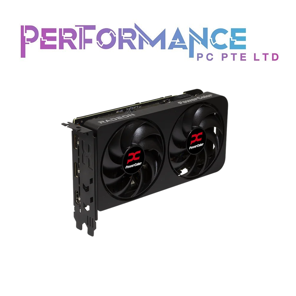 POWERCOLOR REAPER BLACK / WHITE RADEON RX9060XT 8GB/16GB GDDR6 (3YEARS WARRANTY BY BAN LEONG TECHNOLOGIES PTE LTD)