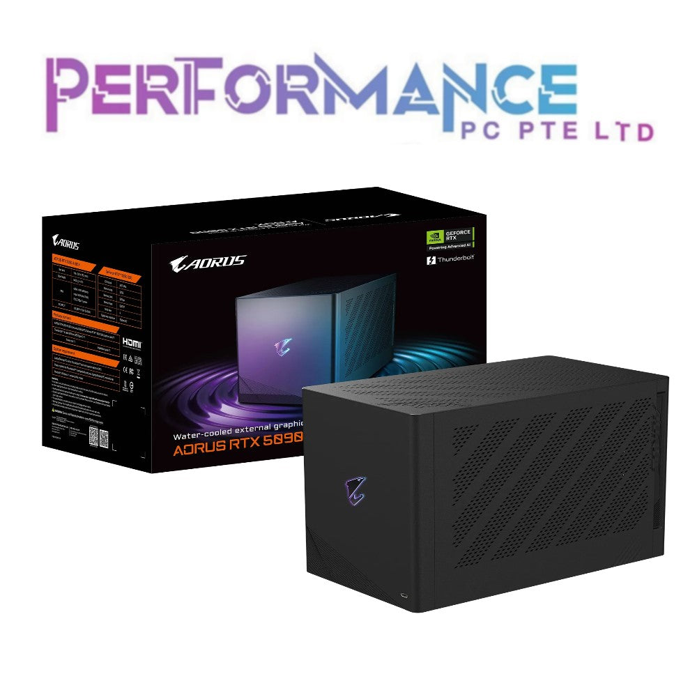 GIGABYTE AORUS RTX 5090 AI BOX WITH WATERFORCE ALL IN ONE COOLING SYSTEM (3 YEARS WARRANTY BY CDL TRADING PTE LTD)