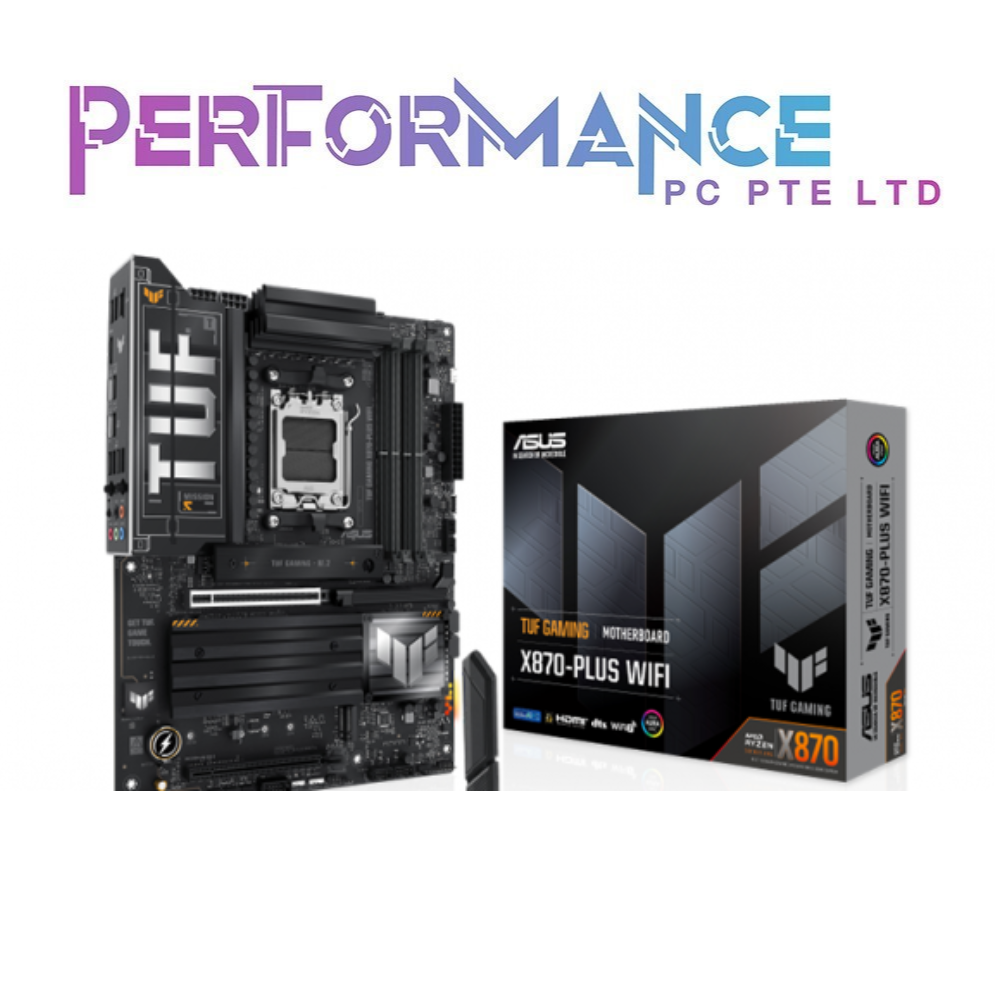 Asus TUF GAMING X870-PLUS X870 PLUS X 870 WIFI AM5 ATX Gaming Mobo Motherboard (3 YEARS WARRANTY BY AVERTEK ENTERPRISES PTE LTD)