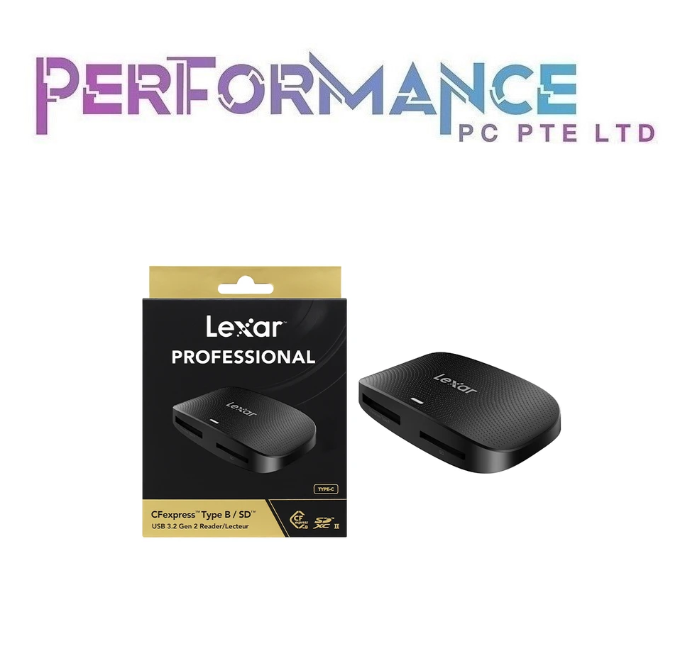 Lexar RW520 RW 520 Professional CFexpress Type B/SD USB 3.2 Gen 2 Card Reader ( 2 years warranty Tech Dynamic Pte Ltd )