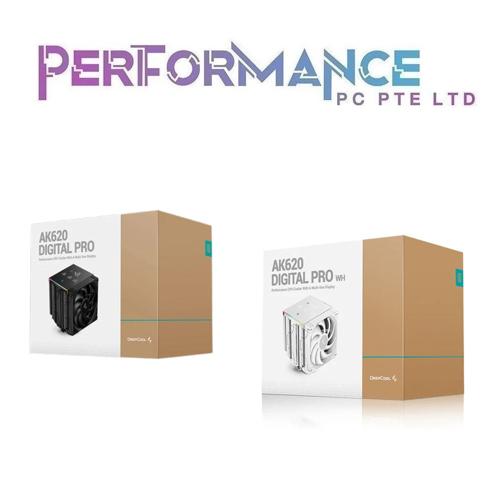 DEEPCOOL AK620 DIGITAL PRO Black/White(3 YEAR WARRANTY BY TECH DYNAMIC PTE LTD)