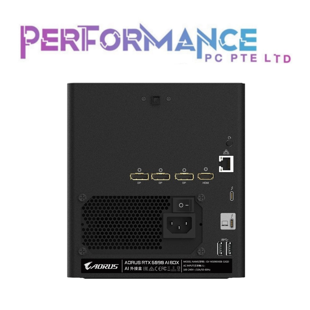 GIGABYTE AORUS RTX 5090 AI BOX WITH WATERFORCE ALL IN ONE COOLING SYSTEM (3 YEARS WARRANTY BY CDL TRADING PTE LTD)
