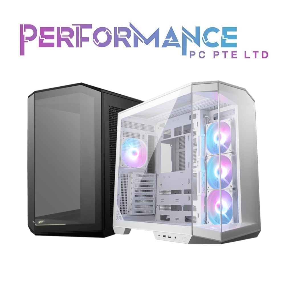 MSI MAG PANO 100R 100 R PZ ATX ARGB GAMING CASE  BLACK/WHITE (2 YEAR WARRANTY BY CORBELL TECHNOLOGY PTE LTD)