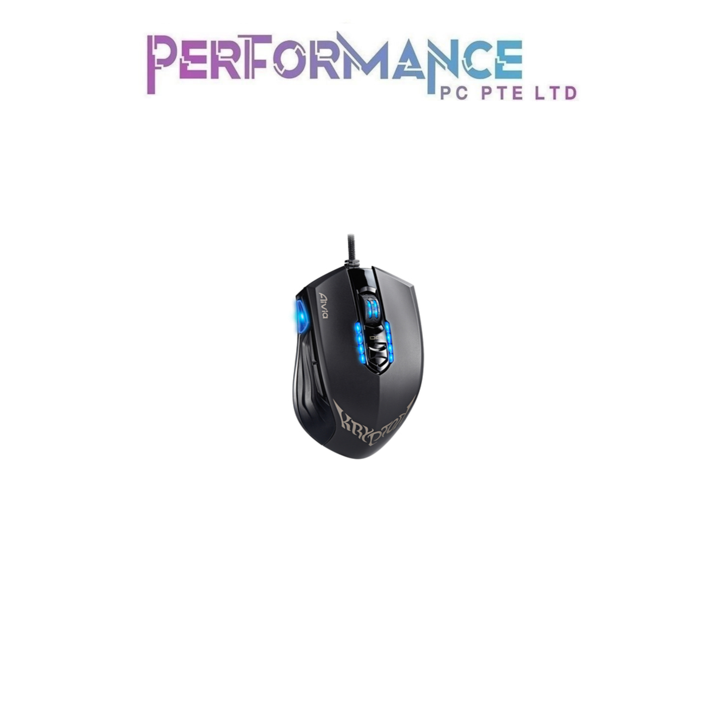 GIGBAYTE GM KRYPTON Aivia Krypton Dual-Chassis Laser Gaming Mouse, 8200dpi, 12000fsp