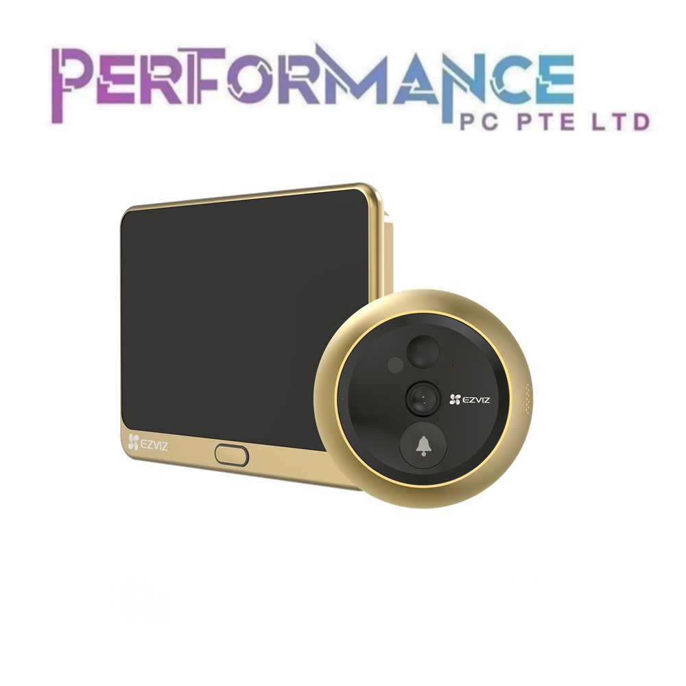 DP2C 1080P (2MP) WIRE-FREE PEEPHOLE DOORBELL (SLIVER/GOLD) (2 YEAR WARRANTY BY WEI KENG TECHNOLOGY PTE LTD)