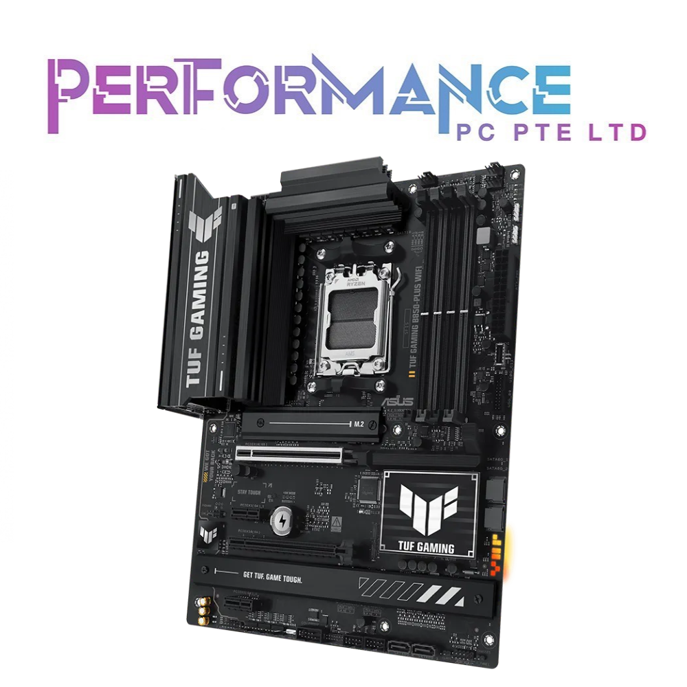 ASUS TUF GAMING B850-PLUS WIFI MOTHERBOARD (3 YEARS WARRANTY BY ADVERTEK ENTERPRISE PTE LTD)