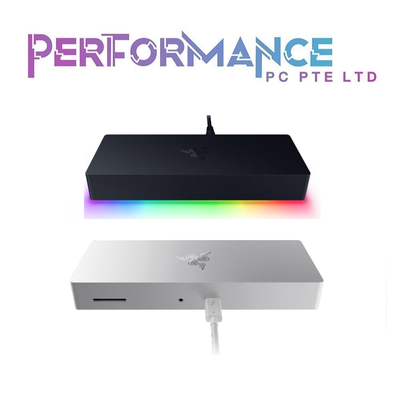 Razer Thunderbolt 5 Dock Chroma Black / Mercury White  10 Ports For Maximum Connectivity (1 YEARS WARRANTY BY BAN LEONG TECHNOLOGY PTE LTD)