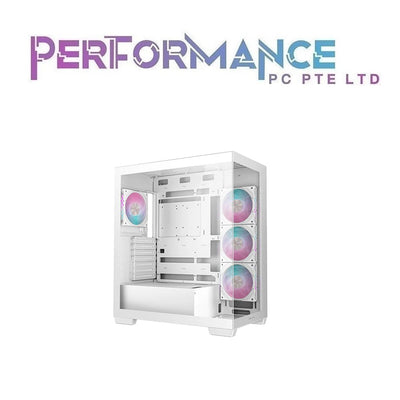 Deepcool CG580 4F Black/White ATX Mid-Tower Desktop Case Chassis (1 YEAR WARRANTY BY TECH DYNAMIC PTE LTD)