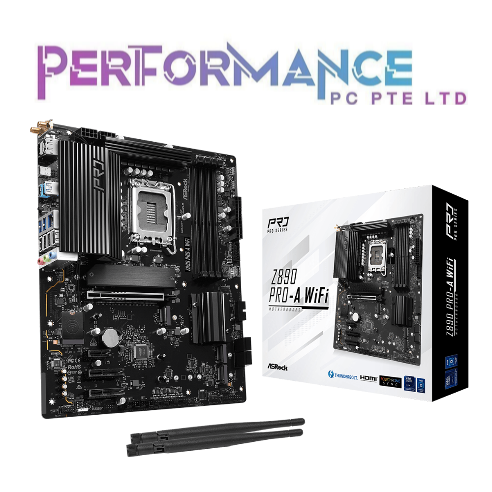 ASROCK Z890 Z 890 PRO-A Wifi ATX Gaming Motherboard (3 YEARS WARRANTY BY TECHDYNAMIC)