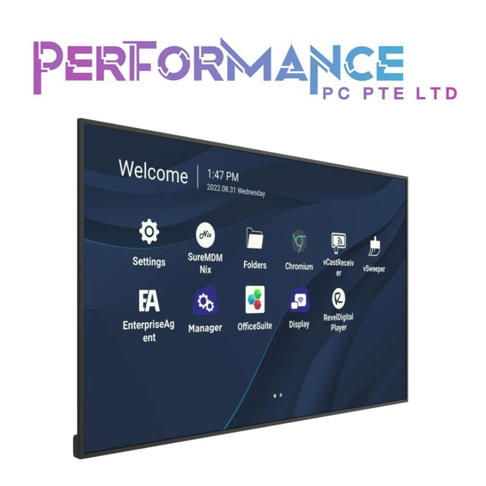 (PreOrder)Viewsonic CDE5530 55" 4K 3840 x 2160 Presentation Display (3 YEARS WARRANTY BY KAIRA TECHOLOGY PTE LTD)