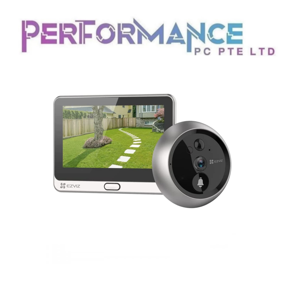 DP2C 1080P (2MP) WIRE-FREE PEEPHOLE DOORBELL (SLIVER/GOLD) (2 YEAR WARRANTY BY WEI KENG TECHNOLOGY PTE LTD)