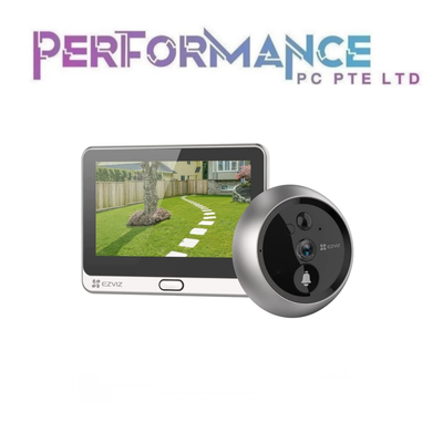 DP2C 1080P (2MP) WIRE-FREE PEEPHOLE DOORBELL (SLIVER/GOLD) (2 YEAR WARRANTY BY WEI KENG TECHNOLOGY PTE LTD)