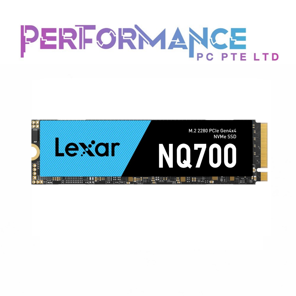 LEXAR NQ700 1TB (BULK PACK) /2TB M.2 2280 PCIe Gen4x4 NVMe SSD (LIMITED LIFETIME WARRANTY BY TECH DYNAMIC PTE LTD)