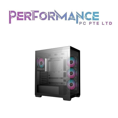 Deepcool CG580 4F Black/White ATX Mid-Tower Desktop Case Chassis (1 YEAR WARRANTY BY TECH DYNAMIC PTE LTD)