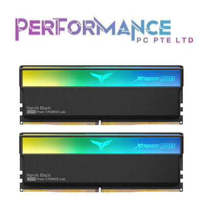 T-FORCE XTREEM ARGB DDR5 DESKTOP MEMORY BLACK (2x16GB) 6400Mhz/7200Mhz (LIMITED LIFETIME WARRANTY BY ADVERTEK ENTERPISE)