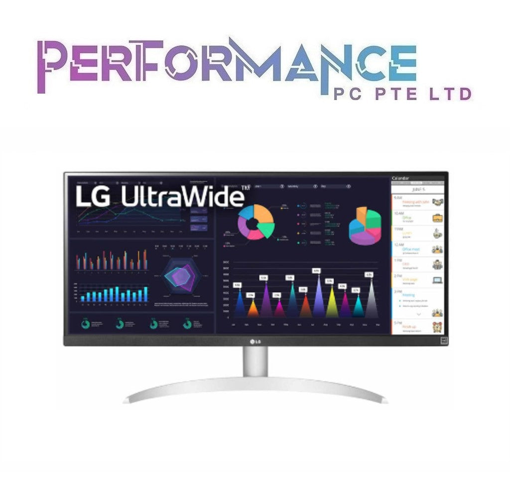 LG 29WQ600-W 29'' UltraWide 2560x1080 (FHD) HDR10 AMD FreeSync™ IPS Monitor Resp Time 5ms (GtG) Refresh Rate 100Hz (3 YEARS WARRANTY BY LG)