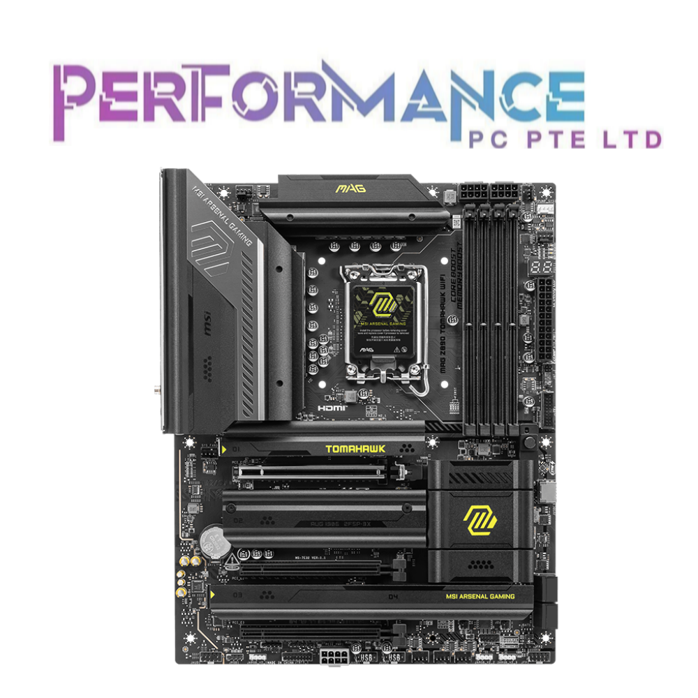 MSI MAG Z890 Z 890 TOMAHAWK WIFI ATX Gaming Motherboard (3 YEARS WARRANTY BY CORBELL TECHNOLOGY PTE LTD)