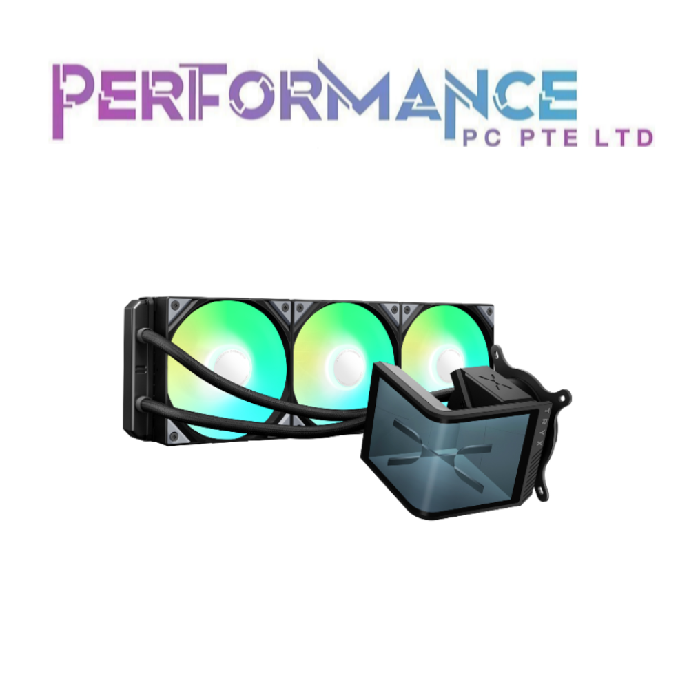 TRYX PANORAMA SE 360 ARGB Liquid Cooler Black / White 6.5 inch curved amoled screen (6 YEARS WARRANTY BY BAN LEONG TECHNOLOGY PTE LTD)+(2 YEARS WARRANTY (FOR SCREEN) BY BAN LEONG TECHNOLOGY PTE LTD)