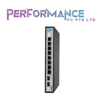 D-Link DGS-F1100-10PS-E 250M 8-Port 1000Mbps PoE Switch with 2 SFP Ports (3 YEARS WARRANTY BY BAN LEONG TECHNOLOGY PTE LTD)