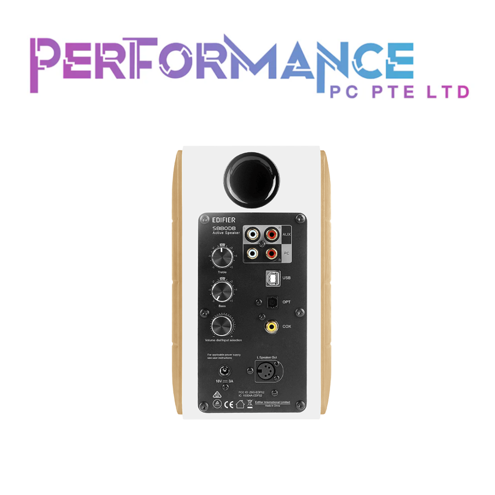 EDIFIER BOOKSHELF S880DB Hi-Res Audio BT 88W SPEAKER (2 YEARS WARRANTY BY BAN LEONG TECHNOLOGIES PTE LTD)